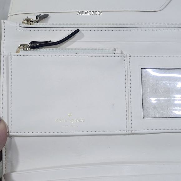 Kate Spade Gray Leather Large Wallet - Picture 12 of 16